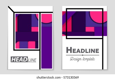Abstract vector layout background set. For art template design, list, front page, mockup brochure theme style, banner, idea, cover, booklet, print, flyer, book, blank, card, ad, sign, sheet,, a4.