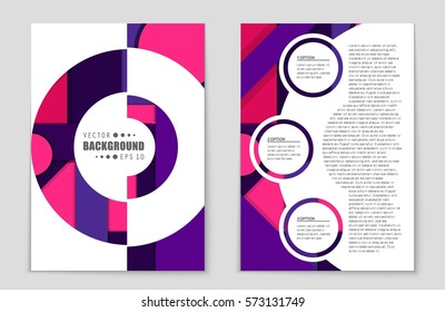 Abstract vector layout background set. For art template design, list, front page, mockup brochure theme style, banner, idea, cover, booklet, print, flyer, book, blank, card, ad, sign, sheet,, a4.