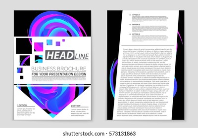 Abstract vector layout background set. For art template design, list, front page, mockup brochure theme style, banner, idea, cover, booklet, print, flyer, book, blank, card, ad, sign, sheet,, a4.