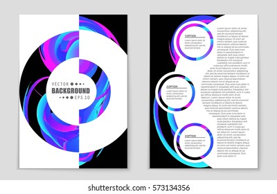 Abstract vector layout background set. For art template design, list, front page, mockup brochure theme style, banner, idea, cover, booklet, print, flyer, book, blank, card, ad, sign, sheet,, a4.