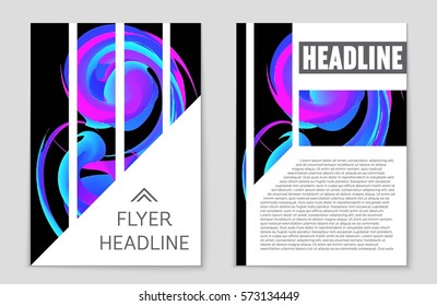 Abstract vector layout background set. For art template design, list, front page, mockup brochure theme style, banner, idea, cover, booklet, print, flyer, book, blank, card, ad, sign, sheet,, a4.