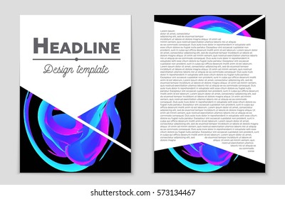 Abstract vector layout background set. For art template design, list, front page, mockup brochure theme style, banner, idea, cover, booklet, print, flyer, book, blank, card, ad, sign, sheet,, a4.