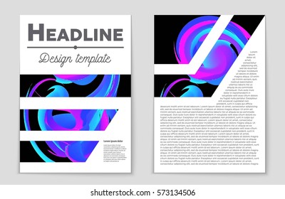 Abstract vector layout background set. For art template design, list, front page, mockup brochure theme style, banner, idea, cover, booklet, print, flyer, book, blank, card, ad, sign, sheet,, a4.