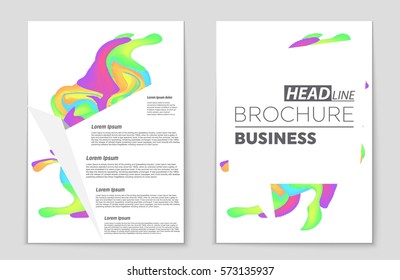 Abstract vector layout background set. For art template design, list, front page, mockup brochure theme style, banner, idea, cover, booklet, print, flyer, book, blank, card, ad, sign, sheet,, a4.