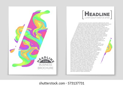 Abstract vector layout background set. For art template design, list, front page, mockup brochure theme style, banner, idea, cover, booklet, print, flyer, book, blank, card, ad, sign, sheet,, a4.