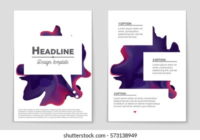 Abstract vector layout background set. For art template design, list, front page, mockup brochure theme style, banner, idea, cover, booklet, print, flyer, book, blank, card, ad, sign, sheet,, a4.