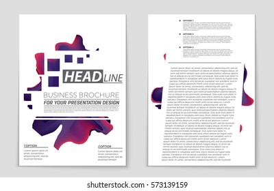 Abstract vector layout background set. For art template design, list, front page, mockup brochure theme style, banner, idea, cover, booklet, print, flyer, book, blank, card, ad, sign, sheet,, a4.