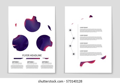 Abstract vector layout background set. For art template design, list, front page, mockup brochure theme style, banner, idea, cover, booklet, print, flyer, book, blank, card, ad, sign, sheet,, a4.