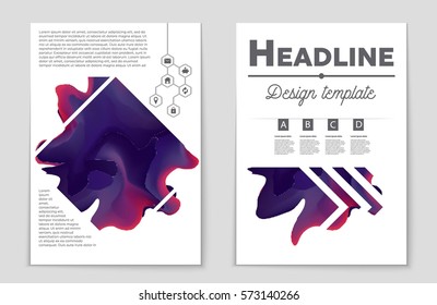 Abstract vector layout background set. For art template design, list, front page, mockup brochure theme style, banner, idea, cover, booklet, print, flyer, book, blank, card, ad, sign, sheet,, a4.