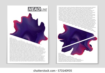 Abstract vector layout background set. For art template design, list, front page, mockup brochure theme style, banner, idea, cover, booklet, print, flyer, book, blank, card, ad, sign, sheet,, a4.