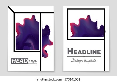 Abstract vector layout background set. For art template design, list, front page, mockup brochure theme style, banner, idea, cover, booklet, print, flyer, book, blank, card, ad, sign, sheet,, a4.