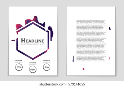 Abstract vector layout background set. For art template design, list, front page, mockup brochure theme style, banner, idea, cover, booklet, print, flyer, book, blank, card, ad, sign, sheet,, a4.