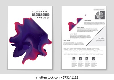 Abstract vector layout background set. For art template design, list, front page, mockup brochure theme style, banner, idea, cover, booklet, print, flyer, book, blank, card, ad, sign, sheet,, a4.