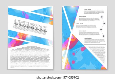 Abstract vector layout background set. For art template design, list, front page, mockup brochure theme style, banner, idea, cover, booklet, print, flyer, book, blank, card, ad, sign, sheet,, a4.