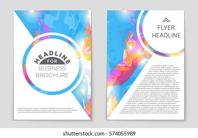 Abstract vector layout background set. For art template design, list, front page, mockup brochure theme style, banner, idea, cover, booklet, print, flyer, book, blank, card, ad, sign, sheet,, a4.