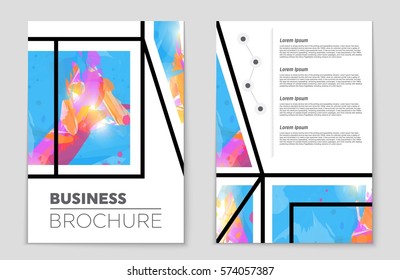 Abstract vector layout background set. For art template design, list, front page, mockup brochure theme style, banner, idea, cover, booklet, print, flyer, book, blank, card, ad, sign, sheet,, a4.