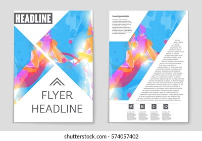 Abstract vector layout background set. For art template design, list, front page, mockup brochure theme style, banner, idea, cover, booklet, print, flyer, book, blank, card, ad, sign, sheet,, a4.