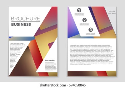 Abstract vector layout background set. For art template design, list, front page, mockup brochure theme style, banner, idea, cover, booklet, print, flyer, book, blank, card, ad, sign, sheet,, a4.