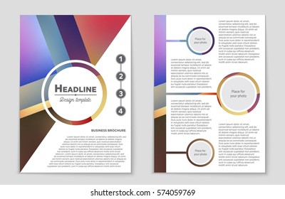 Abstract vector layout background set. For art template design, list, front page, mockup brochure theme style, banner, idea, cover, booklet, print, flyer, book, blank, card, ad, sign, sheet,, a4.