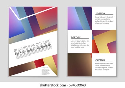 Abstract vector layout background set. For art template design, list, front page, mockup brochure theme style, banner, idea, cover, booklet, print, flyer, book, blank, card, ad, sign, sheet,, a4.