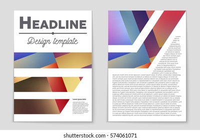 Abstract vector layout background set. For art template design, list, front page, mockup brochure theme style, banner, idea, cover, booklet, print, flyer, book, blank, card, ad, sign, sheet,, a4.