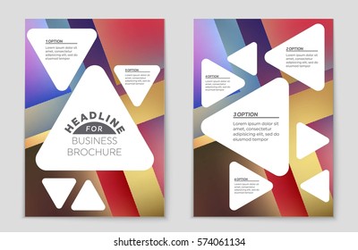 Abstract vector layout background set. For art template design, list, front page, mockup brochure theme style, banner, idea, cover, booklet, print, flyer, book, blank, card, ad, sign, sheet,, a4.