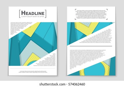 Abstract vector layout background set. For art template design, list, front page, mockup brochure theme style, banner, idea, cover, booklet, print, flyer, book, blank, card, ad, sign, sheet,, a4.