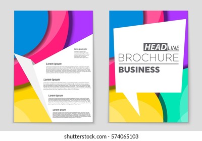 Abstract vector layout background set. For art template design, list, front page, mockup brochure theme style, banner, idea, cover, booklet, print, flyer, book, blank, card, ad, sign, sheet,, a4.