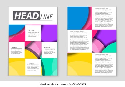 Abstract vector layout background set. For art template design, list, front page, mockup brochure theme style, banner, idea, cover, booklet, print, flyer, book, blank, card, ad, sign, sheet,, a4.