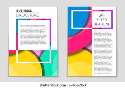 Abstract vector layout background set. For art template design, list, front page, mockup brochure theme style, banner, idea, cover, booklet, print, flyer, book, blank, card, ad, sign, sheet,, a4.
