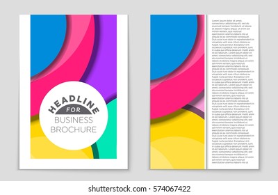 Abstract vector layout background set. For art template design, list, front page, mockup brochure theme style, banner, idea, cover, booklet, print, flyer, book, blank, card, ad, sign, sheet,, a4.