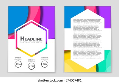 Abstract vector layout background set. For art template design, list, front page, mockup brochure theme style, banner, idea, cover, booklet, print, flyer, book, blank, card, ad, sign, sheet,, a4.