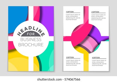 Abstract vector layout background set. For art template design, list, front page, mockup brochure theme style, banner, idea, cover, booklet, print, flyer, book, blank, card, ad, sign, sheet,, a4.