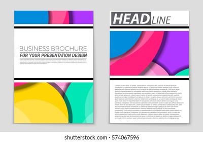 Abstract vector layout background set. For art template design, list, front page, mockup brochure theme style, banner, idea, cover, booklet, print, flyer, book, blank, card, ad, sign, sheet,, a4.