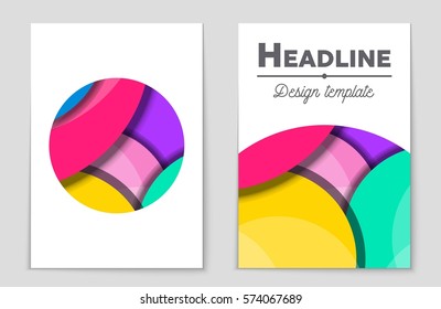 Abstract vector layout background set. For art template design, list, front page, mockup brochure theme style, banner, idea, cover, booklet, print, flyer, book, blank, card, ad, sign, sheet,, a4.