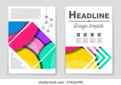 Abstract vector layout background set. For art template design, list, front page, mockup brochure theme style, banner, idea, cover, booklet, print, flyer, book, blank, card, ad, sign, sheet,, a4.