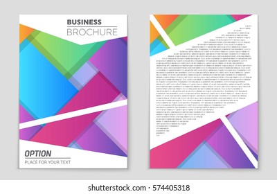 Abstract vector layout background set. For art template design, list, front page, mockup brochure theme style, banner, idea, cover, booklet, print, flyer, book, blank, card, ad, sign, sheet,, a4.