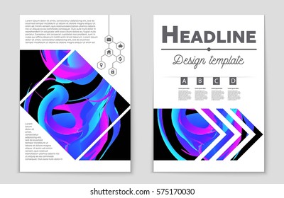 Abstract vector layout background set. For art template design, list, front page, mockup brochure theme style, banner, idea, cover, booklet, print, flyer, book, blank, card, ad, sign, sheet,, a4.