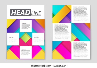 Abstract vector layout background set. For art template design, list, front page, mockup brochure theme style, banner, idea, cover, booklet, print, flyer, book, blank, card, ad, sign, sheet,, a4.