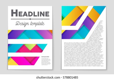 Abstract vector layout background set. For art template design, list, front page, mockup brochure theme style, banner, idea, cover, booklet, print, flyer, book, blank, card, ad, sign, sheet,, a4.