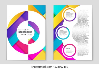 Abstract vector layout background set. For art template design, list, front page, mockup brochure theme style, banner, idea, cover, booklet, print, flyer, book, blank, card, ad, sign, sheet,, a4.