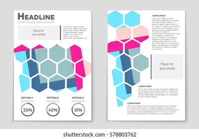 Abstract vector layout background set. For art template design, list, front page, mockup brochure theme style, banner, idea, cover, booklet, print, flyer, book, blank, card, ad, sign, sheet,, a4.