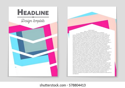 Abstract vector layout background set. For art template design, list, front page, mockup brochure theme style, banner, idea, cover, booklet, print, flyer, book, blank, card, ad, sign, sheet,, a4.