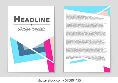 Abstract vector layout background set. For art template design, list, front page, mockup brochure theme style, banner, idea, cover, booklet, print, flyer, book, blank, card, ad, sign, sheet,, a4.