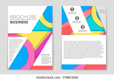 Abstract vector layout background set. For art template design, list, front page, mockup brochure theme style, banner, idea, cover, booklet, print, flyer, book, blank, card, ad, sign, sheet,, a4.
