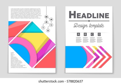 Abstract vector layout background set. For art template design, list, front page, mockup brochure theme style, banner, idea, cover, booklet, print, flyer, book, blank, card, ad, sign, sheet,, a4.