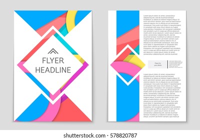 Abstract vector layout background set. For art template design, list, front page, mockup brochure theme style, banner, idea, cover, booklet, print, flyer, book, blank, card, ad, sign, sheet,, a4.