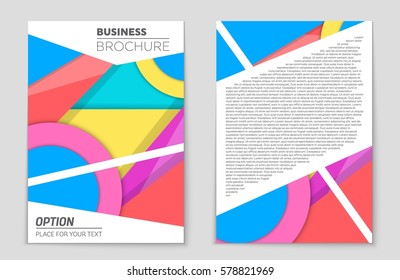 Abstract vector layout background set. For art template design, list, front page, mockup brochure theme style, banner, idea, cover, booklet, print, flyer, book, blank, card, ad, sign, sheet,, a4.