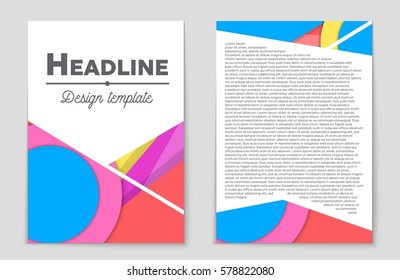 Abstract vector layout background set. For art template design, list, front page, mockup brochure theme style, banner, idea, cover, booklet, print, flyer, book, blank, card, ad, sign, sheet,, a4.