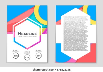 Abstract vector layout background set. For art template design, list, front page, mockup brochure theme style, banner, idea, cover, booklet, print, flyer, book, blank, card, ad, sign, sheet,, a4.